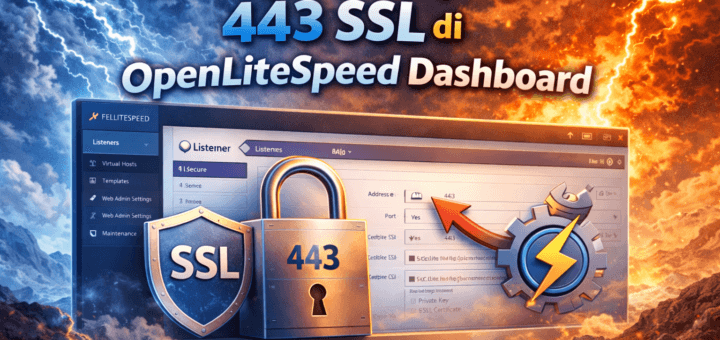 Konfigurasi SSL HTTPS dan Port 80 di OpenLiteSpeed Debian