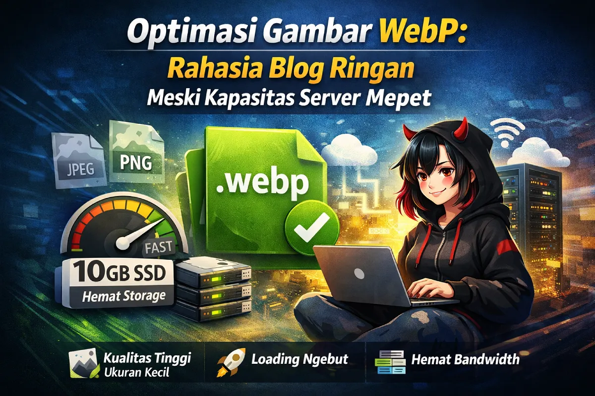 Perbandingan performa loading gambar WebP di blog WordPress