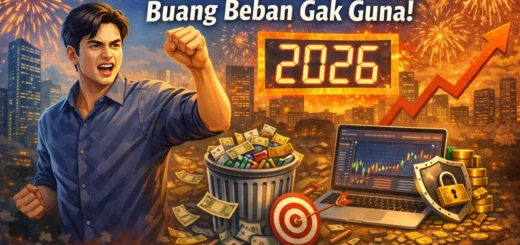 Ilustrasi semangat baru menyambut tahun baru 2026 dengan strategi gas pol
